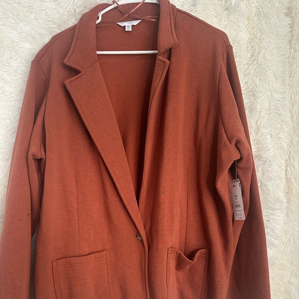 Long Sleeve French Terry Blazer